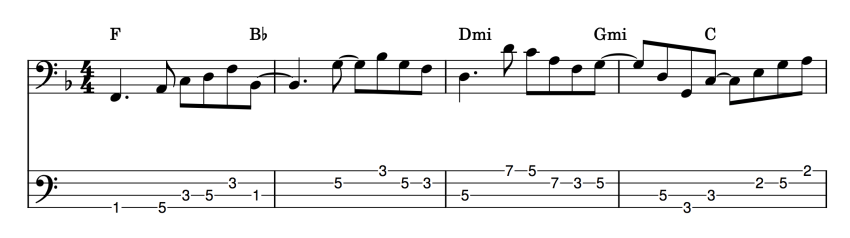 Using the pentatonic scales in bass lines_4